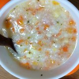 離乳食中期 豆腐トマト人参粥